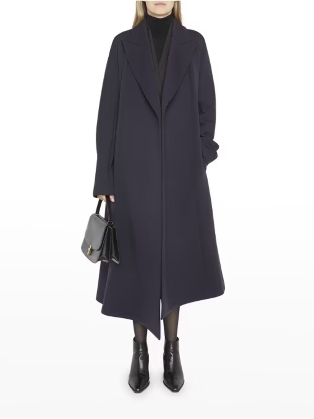 The Row Catalan A-Line Coat in purple
